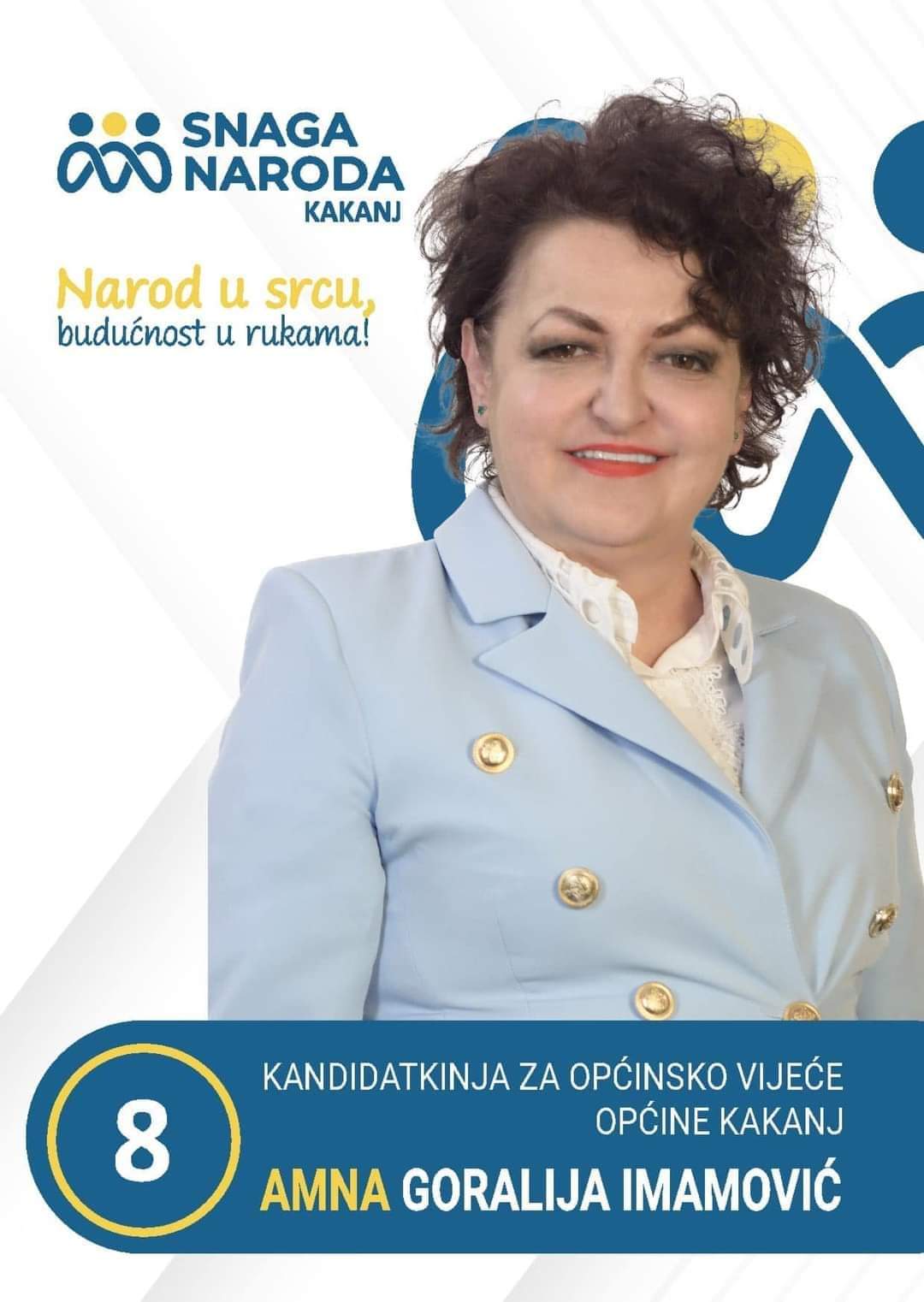 Za Općinsko vijeće Kakanj - Amna Goralija Imamović - SNAGA NARODA