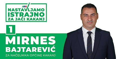 Mirnes Bajtarević - Kandidat za načelnika Općine Kakanj