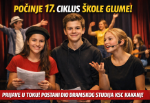 Mladi iz Kaknja ponovo imaju priliku stati na scenu: Otvoren upis u Školu glume